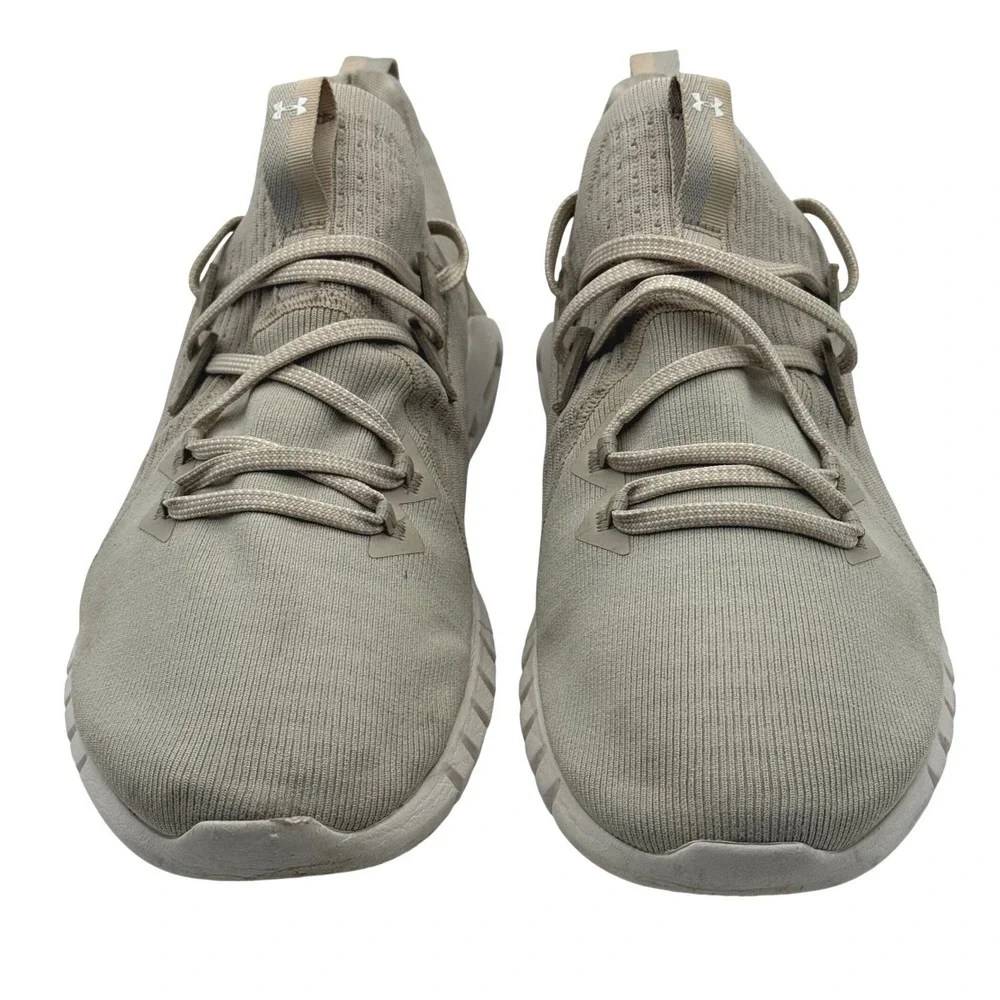 Under Armour Charged Rogue 2 Training Shoes Men's 11.5 Tan Beige 3021457-200 Gym